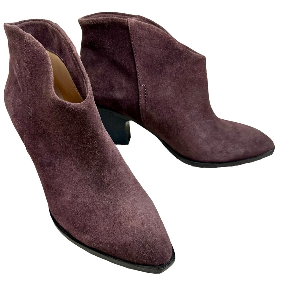 Belle by‎ Sigerson Morrison Lamar Suede Leather Booties